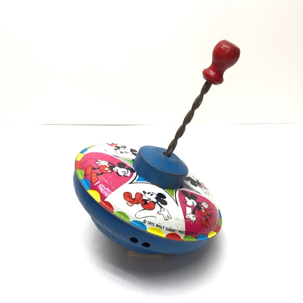 Vintage Mickey Mouse Spinning Top